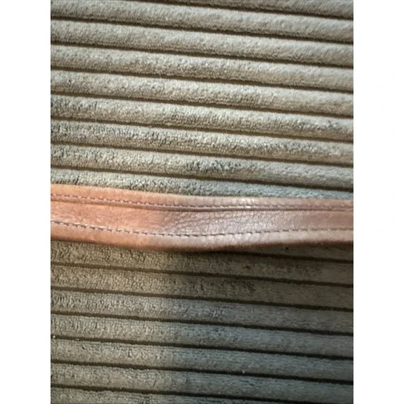 RARE Coach Purse NYC Vintage 80s Tan Leather‎ Bag Brown Chunky Zipper - Picture 5 of 16